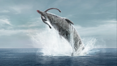 Mosasaurus kills a Tuarangisaurus
