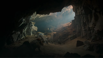 The Triceratops herd has reached a cave of mineral clay, which can neutralize the toxins of consumed plants