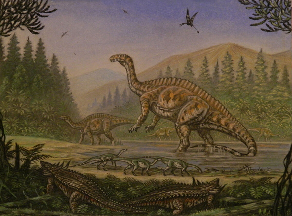 Пресмыкающиеся мезозойской эры. Динозавры Триасового периода. Триасовый период динозавры текодонтозавр. Тероподы Триасового периода. Текодонтозавр древний.