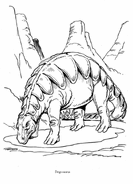 Old interpretation of stegosaurus