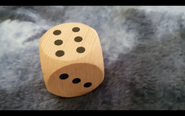 The die included with the game