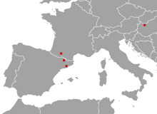 Distribución europea de Dryopithecus