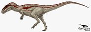 Mapusaurus dibujo