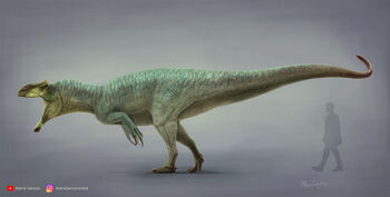 Saurophaganax by Mario Lanzas