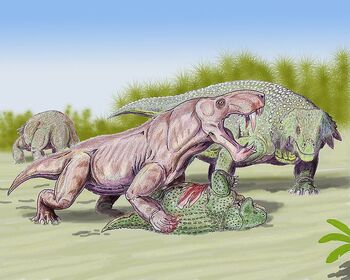 Inostrancevia vs Scutosaurus