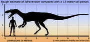 Afrovenator-size