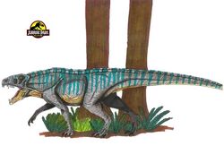 Jurassic Park Ornithosuchus by hellraptor