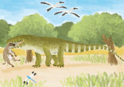 Dentaneosuchus et sa proie by makairodonx dfxdn8o-414w-2x