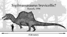 The fisher king sigilmassasaurus brevicollis by paleonerd01 dcovjkg-pre