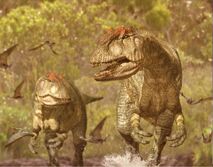 Allosaurus hunting by willdynamo55-dbvwhn1