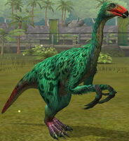 Эрликозавр в игре Jurassic World: The Game