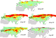 Woolly Mammoth Climatic Suitability - Nogués-Bravo 2008