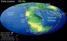 Early Jurassic palaeogeography