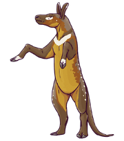Anoplotherium commune standing
