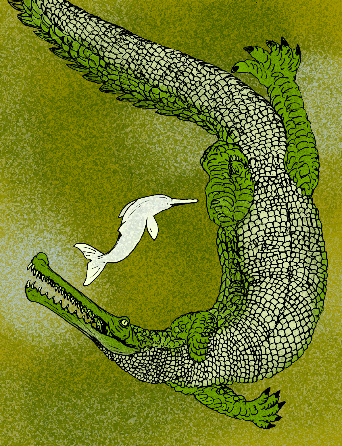 Rhamphosuchus крокодил