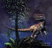 Monolophosaurus-was-a-theropod-dinosaur-philip-brownlow
