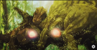 Схватка тираннозавра и спинозавра в аниме "Атака титанов"