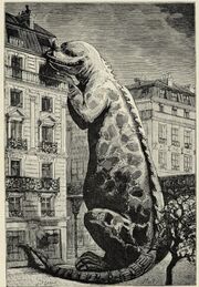 Iguanodon in París