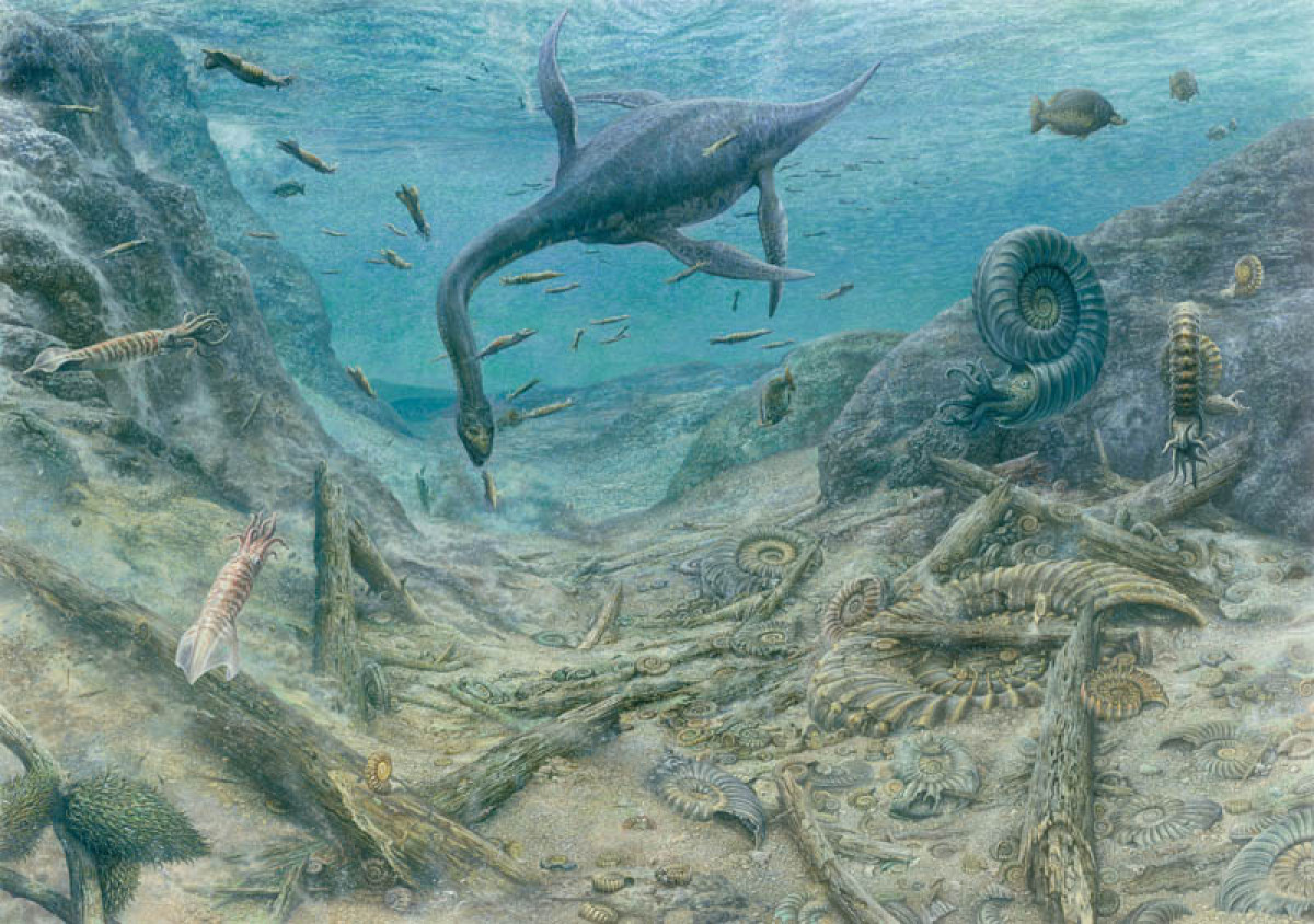 Древний океан был. Джон Сиббик палеохудожник. Плезиозавр Эра и период. Мезозойская Эра плезиозавры. Триасовый период плезиозавры.