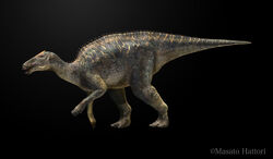 Kamuysaurus japonicus-paleoArt-MasatoHattori