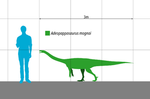 Adeopapposaurus Scale