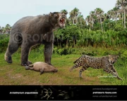 Arctotherium-angustidens-and-Panthera-onca-797x638