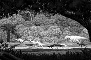 Gongbusaurus and sinraptor by sinammonite d984qmu