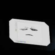 Z-779 with an disappointed expression after the player has chosen the wrong door.