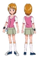 Nagisa in casual clothes in Futari wa Pretty Cure Max Heart: The Movie.