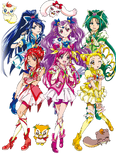 The Cures' profile in Pretty Cure All Stars New Stage 3: Eien no Tomodachi