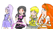 Las Pretty Cure Cosmos hechas por Kelitanime