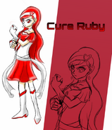Cure Ruby hecha por JhonFUNimation8090