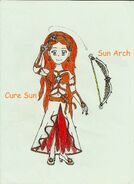 Boceto de Cure Sun