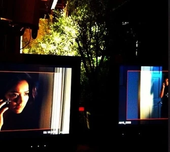 Sur le tournage