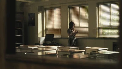 Une salle de classe vide