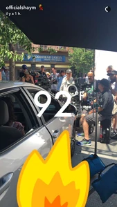 Sur le tournage