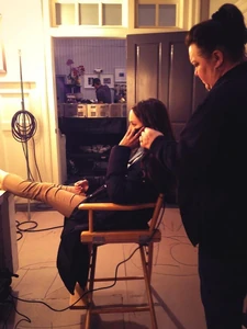Sur le tournage