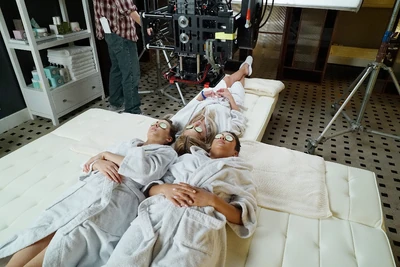 Sur le tournage