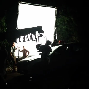 Sur le tournage