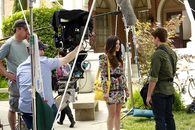 Sur le tournage