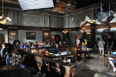 Sur le tournage