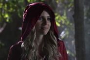 Sara red coat