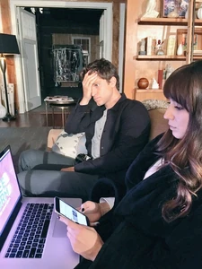 Sur le tournage