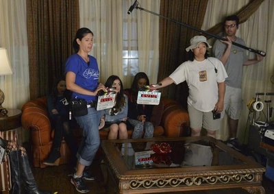 Sur le tournage