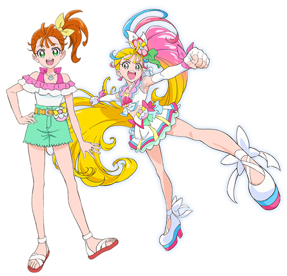 1080p] Cure Summer Transformation (Tropical-Rouge! Precure) 