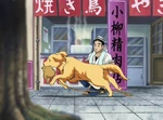 Chuutaro stopping Moko from getting food