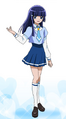 Reika in her school uniform 1