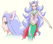 Lorettas Charakterdesign von Toei