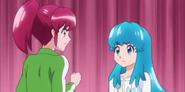 Megumi y Hime discutiendo