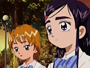 Honoka le menciona a Hikari que ella también tuvieron que despedirse de un amigo una vez.